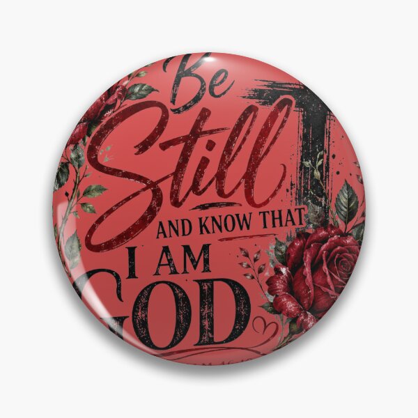 Item preview, Be Still Psalm 46 Christian Design designed and sold by ButterflyHolly Resource.