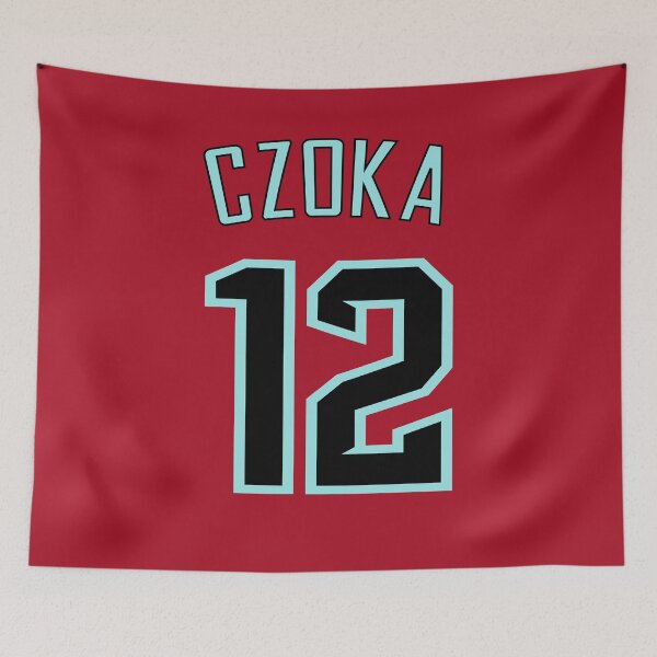 Item preview, Baseball Czoka Number 12 Sedona Red Alt designed and sold by Martin Czoka.
