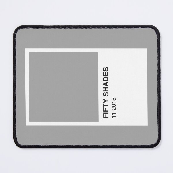 Item preview, Fifty Shades Movie Book Gray Colour Swatch - Grey Border designed and sold by The Colourful Game.