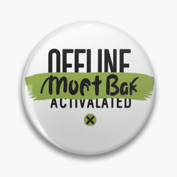 Item preview, Funny Offline Sticker — Offline Mode Activated Digital Detox Introvert Humor Gen Z Relatable Laptop Decal Gift designed and sold by AMBAYK.