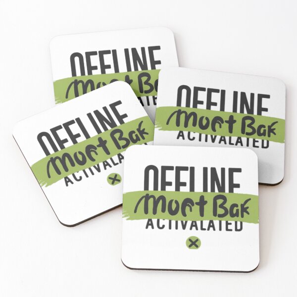 Item preview, Funny Offline Sticker — Offline Mode Activated Digital Detox Introvert Humor Gen Z Relatable Laptop Decal Gift designed and sold by AMBAYK.
