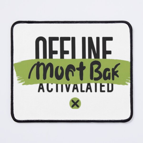 Item preview, Funny Offline Sticker — Offline Mode Activated Digital Detox Introvert Humor Gen Z Relatable Laptop Decal Gift designed and sold by AMBAYK.