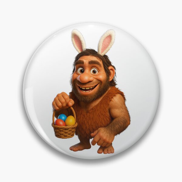 Item preview, Easter Neanderthal designed and sold by Sillytoe.