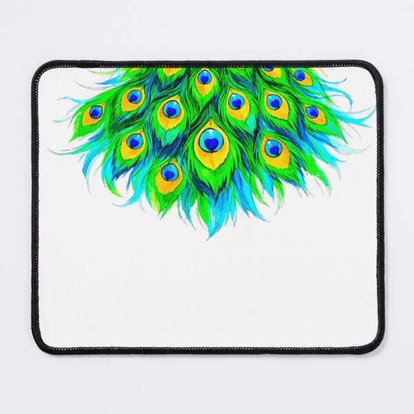 Item preview, HEARTFEATHER CASCADE – LUXE PEACOCK DREAMS SERIES designed and sold by WheelieGdArt.
