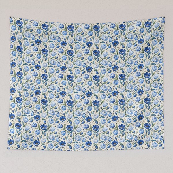 Item preview, blue flowers designed and sold by RsseMry.