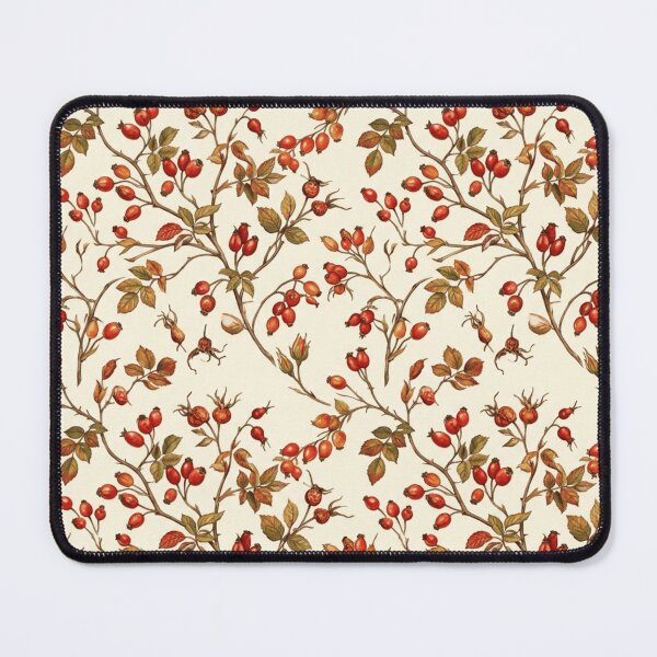 Item preview, Rose Hip Berry Watercolor Botanical Seamless Pattern designed and sold by Inkworksbyshery.