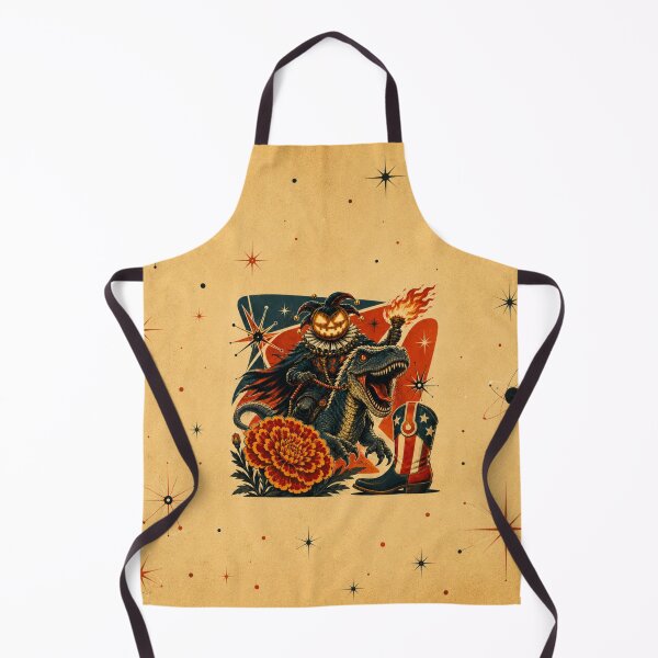 Item preview, Headless Horseman Jester Ride – Mid Century Retro Fantasy Halloween Art designed and sold by TheHorsemanRidesAgain.