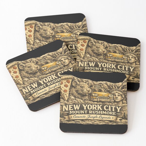 Item preview, New York City Mount Rushmore Shirt – Concrete Jungle Legends Retro NYC Design designed and sold by Laughprints.