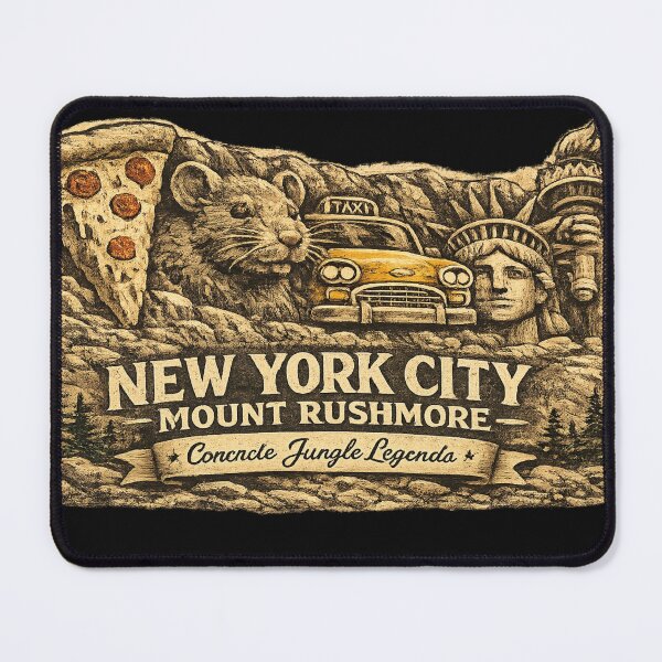 Item preview, New York City Mount Rushmore Shirt – Concrete Jungle Legends Retro NYC Design designed and sold by Laughprints.
