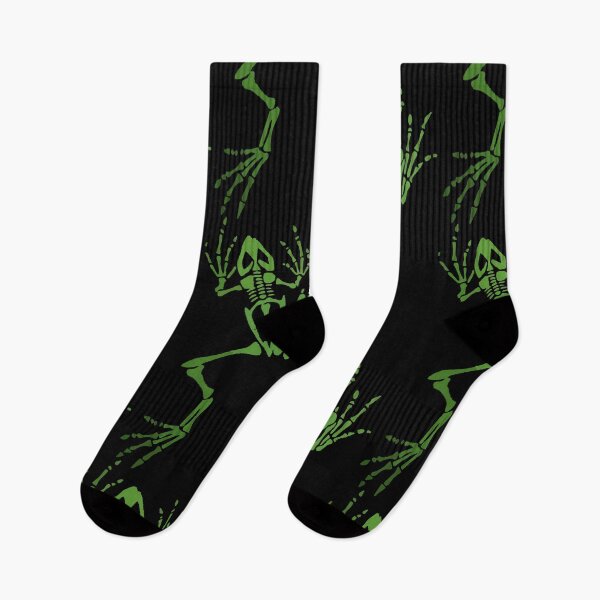 Item preview, Frog Skeleton Anatomy Olive Green Grunge Art designed and sold by Centaurosticker.