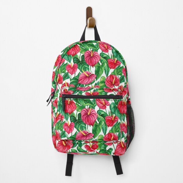 Item preview, Anthurium Flamingo Flower Tropical Watercolor Seamless Pattern designed and sold by Inkworksbyshery.