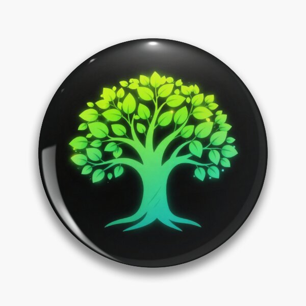 Item preview, Neon Green Tree Nature Glow Art Design designed and sold by DervoTeck2767.