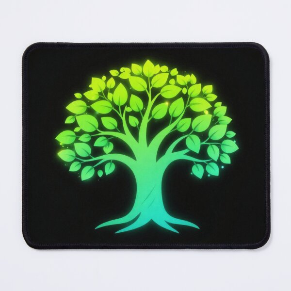 Item preview, Neon Green Tree Nature Glow Art Design designed and sold by DervoTeck2767.