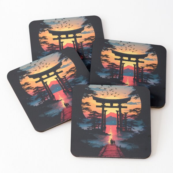 Item preview, Majestic Miyajima Silhouette designed and sold by JacksoonLester.