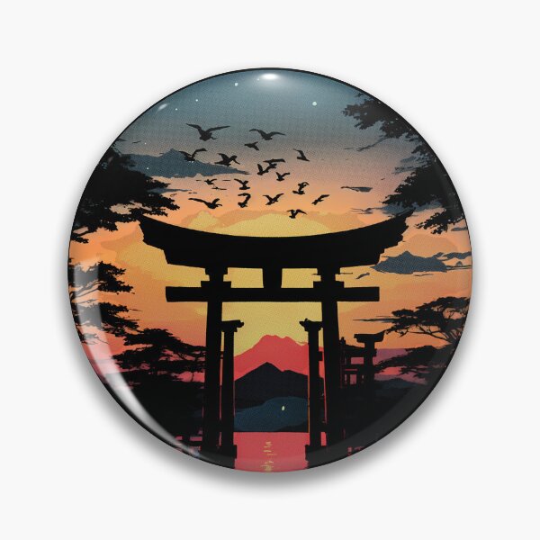 Item preview, Majestic Miyajima Silhouette designed and sold by JacksoonLester.
