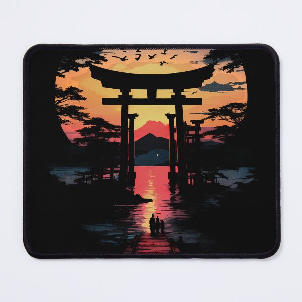 Item preview, Majestic Miyajima Silhouette designed and sold by JacksoonLester.