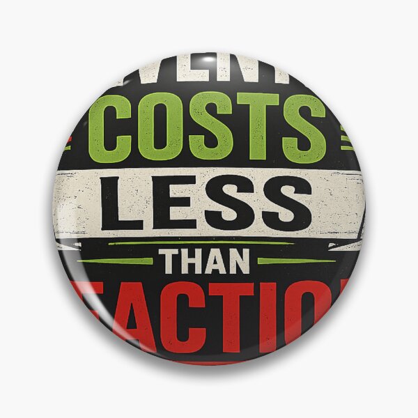 Item preview, Prevention Costs Less Than Reaction T-Shirt designed and sold by SociProgress.
