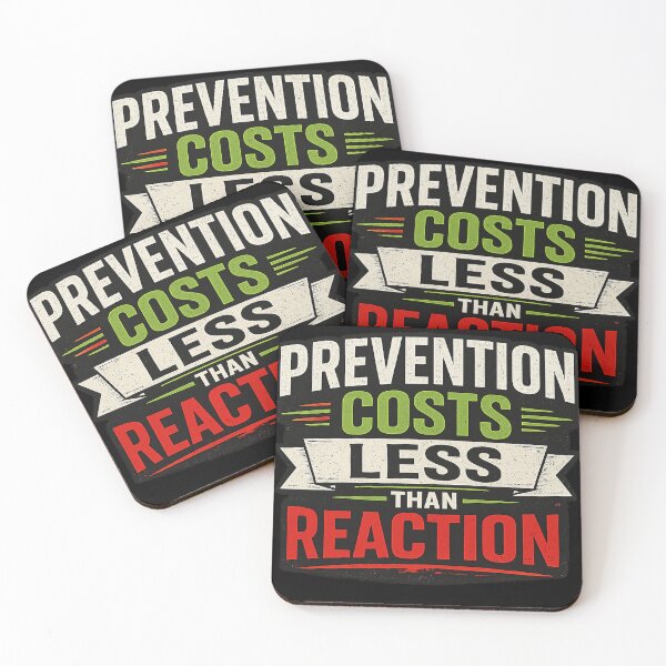 Item preview, Prevention Costs Less Than Reaction T-Shirt designed and sold by SociProgress.