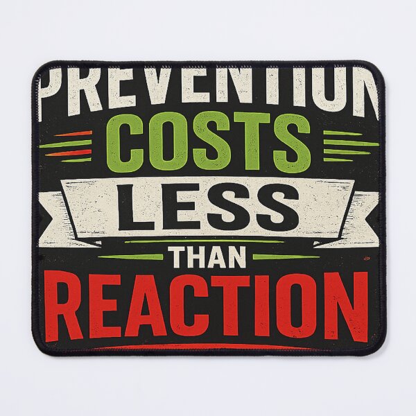 Item preview, Prevention Costs Less Than Reaction T-Shirt designed and sold by SociProgress.