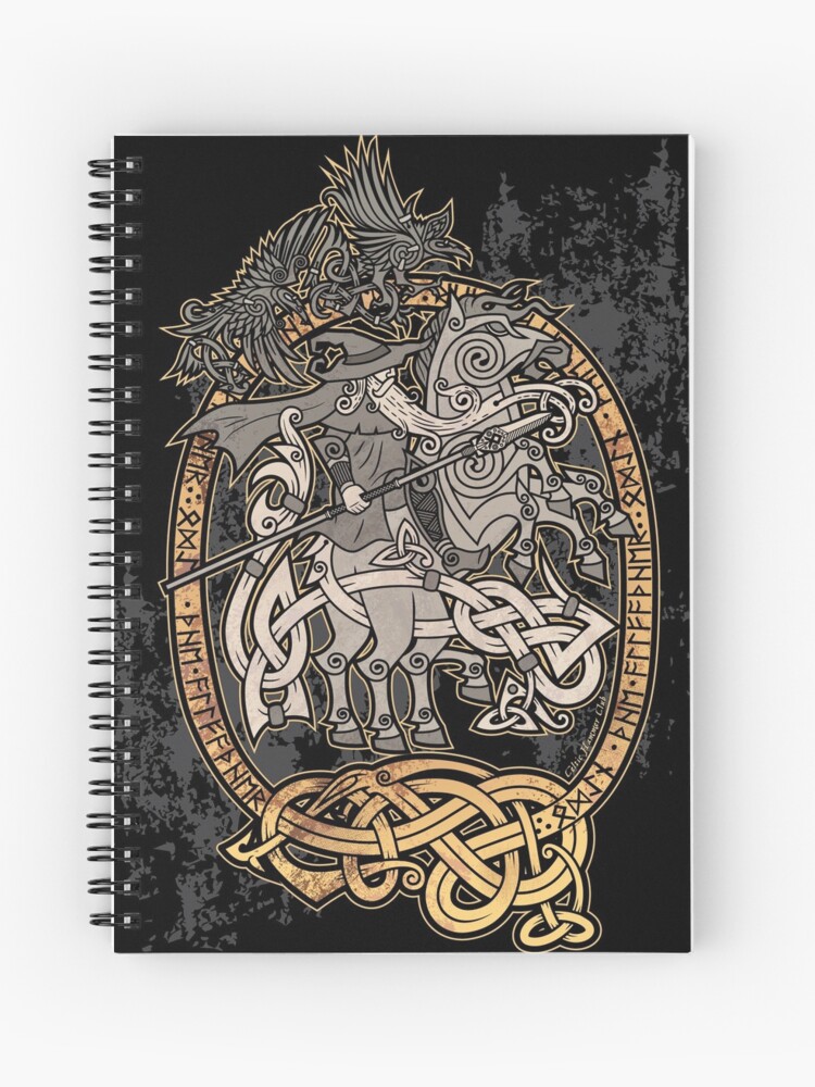 Bjorn Wallpaper Spiral Notebooks for Sale