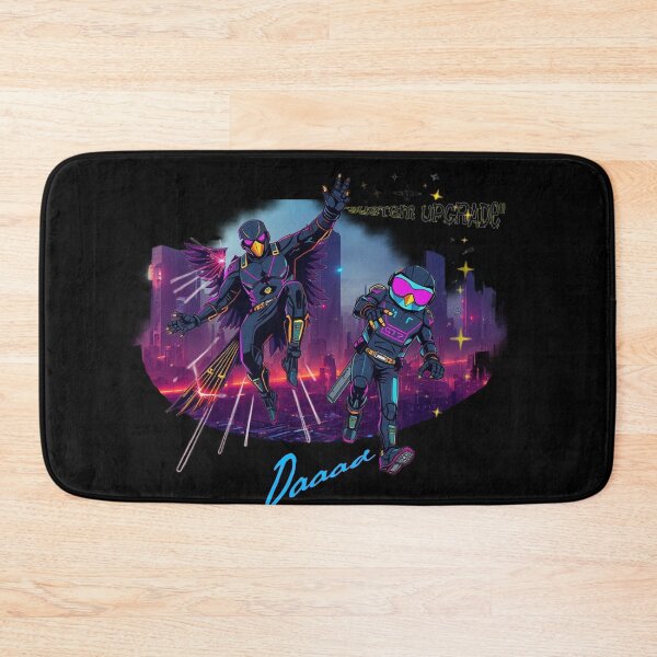 Item preview, Cyber Avian Heroes: Futuristic Neon Birds in Cyberpunk Cityscape designed and sold by Tama-sirth.