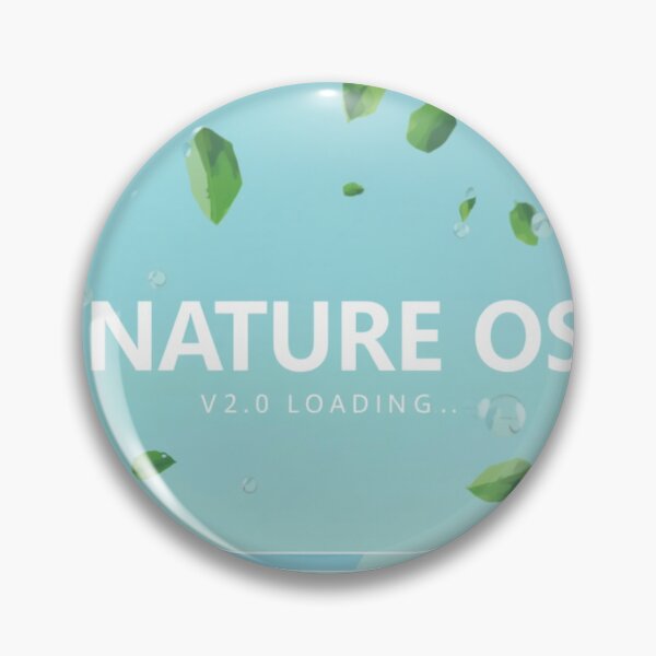 Item preview, Retro Nature Sticker — Nature OS Frutiger Aero Y2K Aesthetic Botanical Tech Cottagecore Kawaii Laptop Decal designed and sold by AMBAYK.