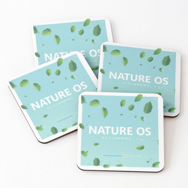 Item preview, Retro Nature Sticker — Nature OS Frutiger Aero Y2K Aesthetic Botanical Tech Cottagecore Kawaii Laptop Decal designed and sold by AMBAYK.