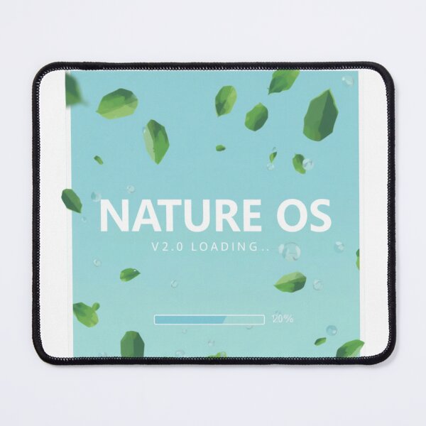 Item preview, Retro Nature Sticker — Nature OS Frutiger Aero Y2K Aesthetic Botanical Tech Cottagecore Kawaii Laptop Decal designed and sold by AMBAYK.