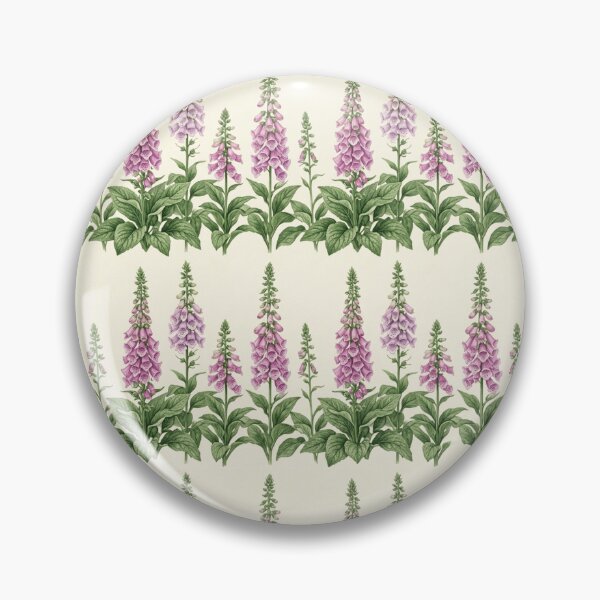 Item preview, Foxglove Garden Watercolor Botanical Seamless Pattern designed and sold by Inkworksbyshery.