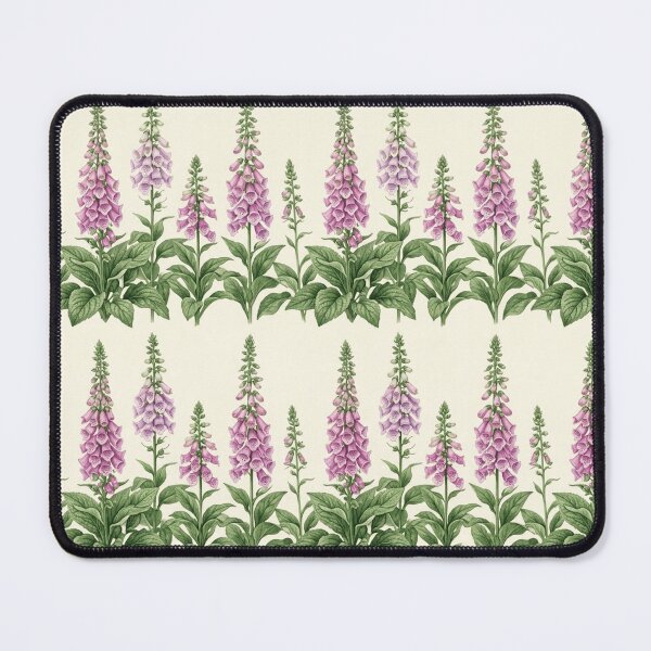 Item preview, Foxglove Garden Watercolor Botanical Seamless Pattern designed and sold by Inkworksbyshery.