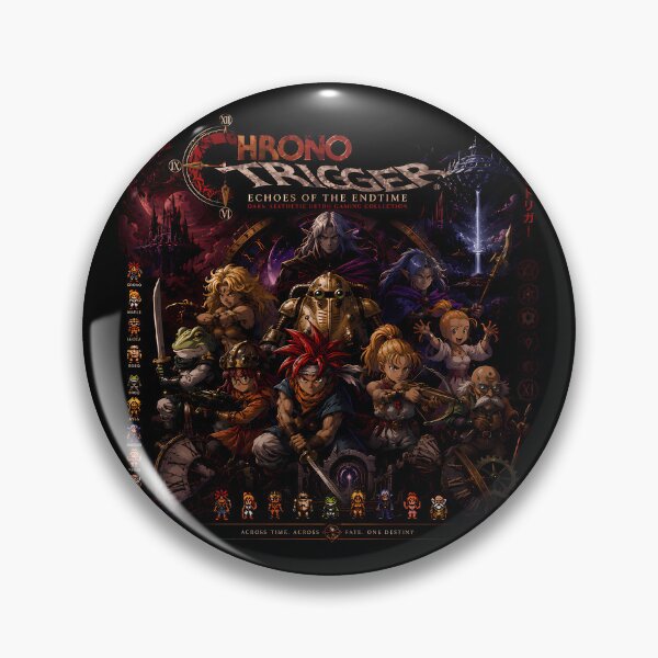 Item preview, Chrono Trigger Echoes of the Endtime Aesthetic Art - Retro RPG Dark Vintage Design designed and sold by Trinidesigns123.