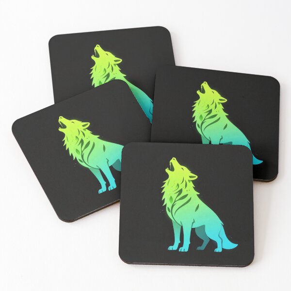 Item preview, Neon Wolf Nature Glow Art Design designed and sold by DervoTeck2767.
