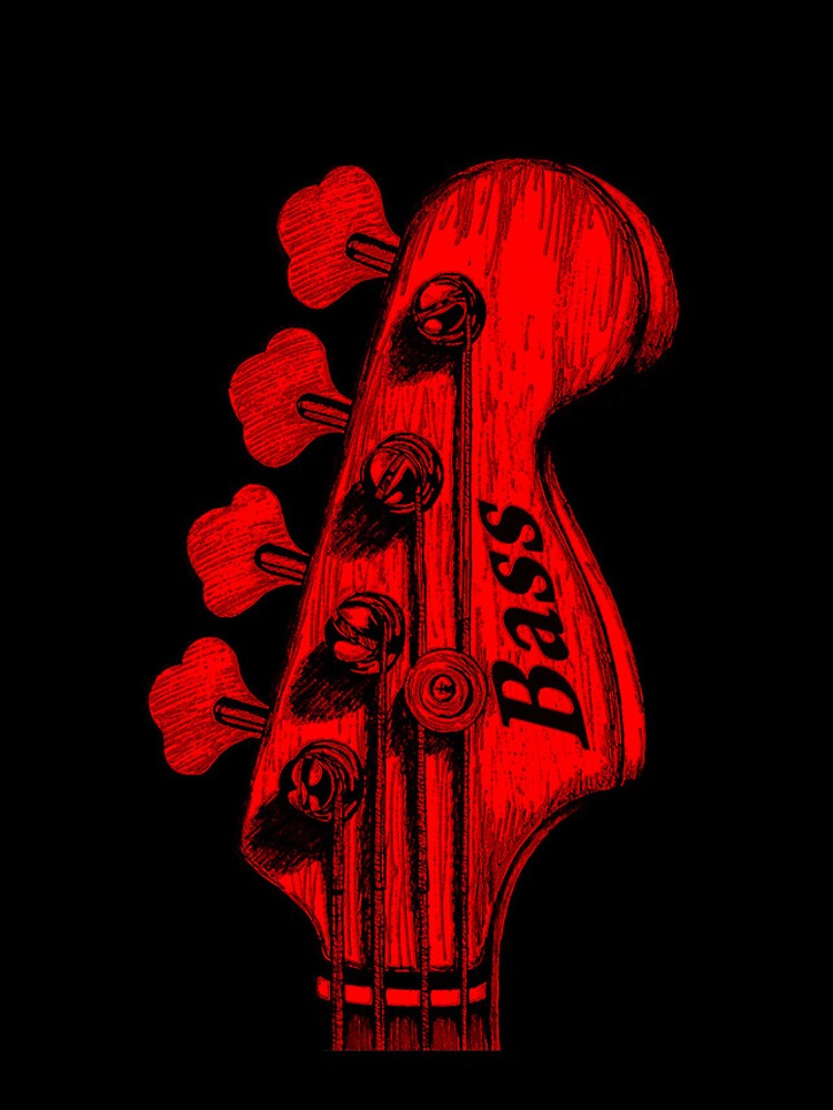 Aperçu 4 sur 4. Coque iPhone avec l'œuvre BASS ROUGE créée et vendue par OSITOROCK.