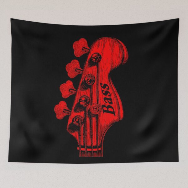 Item preview, BASS RED designed and sold by ROCK_WELL.