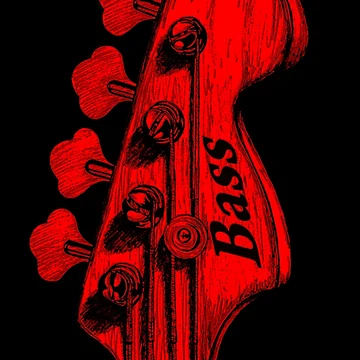 Aperçu de l'œuvre BASS ROUGE de ROCK_WELL
