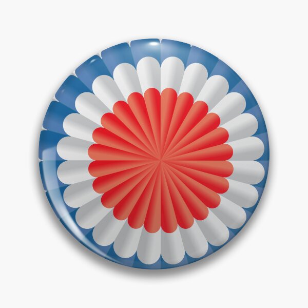 Item preview, Patriotic Red White and Blue Rosette Paper Fan designed and sold by dcohea.