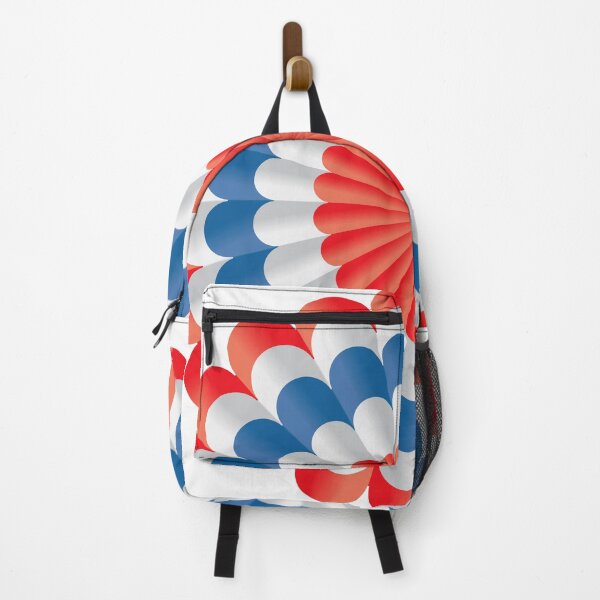 Item preview, Patriotic Red White and Blue Rosette Paper Fan designed and sold by dcohea.
