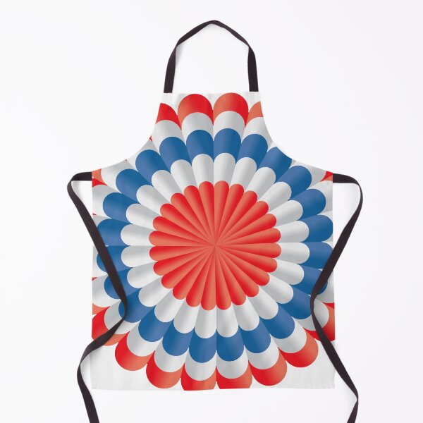 Item preview, Patriotic Red White and Blue Rosette Paper Fan designed and sold by dcohea.