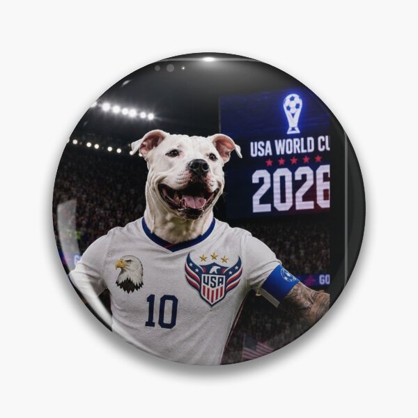 Item preview, USA Pitbull Soccer Champions World Cup 2026 Goal Celebration designed and sold by WhatASunShine.