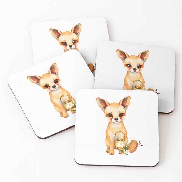 Item preview, Cute Dingo With Lantern and Flowers designed and sold by Passionread.