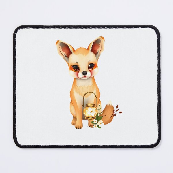 Item preview, Cute Dingo With Lantern and Flowers designed and sold by Passionread.