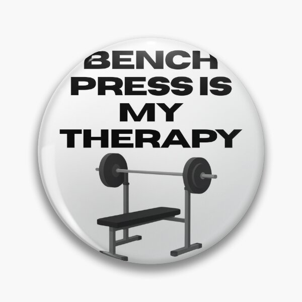 Item preview, Bench Press Is My Therapy - Funny Gym Lifting Motivation designed and sold by eknoy.