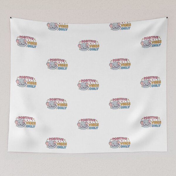 Item preview, Positive Vibes Elephant Sticker designed and sold by JNewellness.
