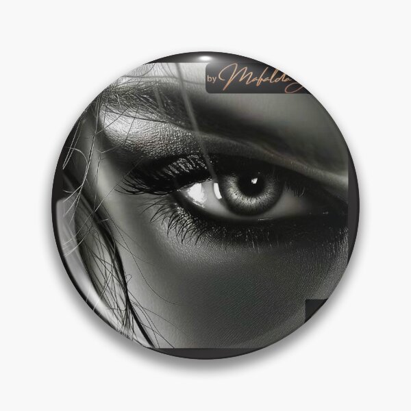 Item preview, Sensual Gaze Monochrome • Striking Eye Detail B&W • Elegant Dark Aesthetic Eye designed and sold by AtelierMAstudio.