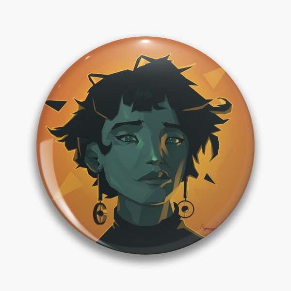 Item preview, Emerald Glow ✨ | Stylized Portrait Art | Digitally Hand Drawn | designed and sold by PaleoNouveau - Gray.sev.