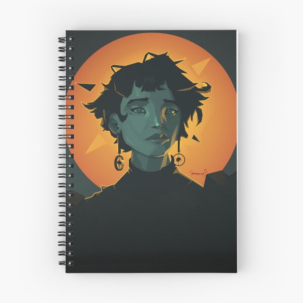 Item preview, Emerald Glow ✨ | Stylized Portrait Art | Digitally Hand Drawn | designed and sold by PaleoNouveau - Gray.sev.