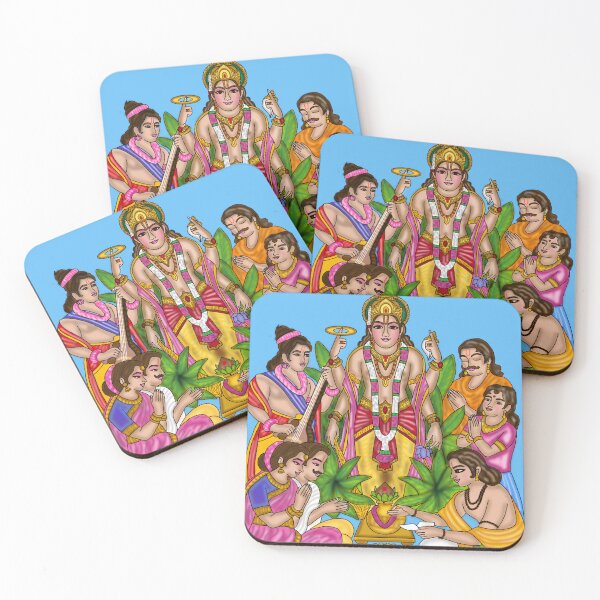 Item preview, Satya Narayana Artwork | Divine Hindu Spiritual Digital Illustration designed and sold by Harshit_Digital_Arts.