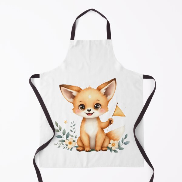 Item preview, Cute Baby Dingo With Golden Flag and Flowers designed and sold by Passionread.