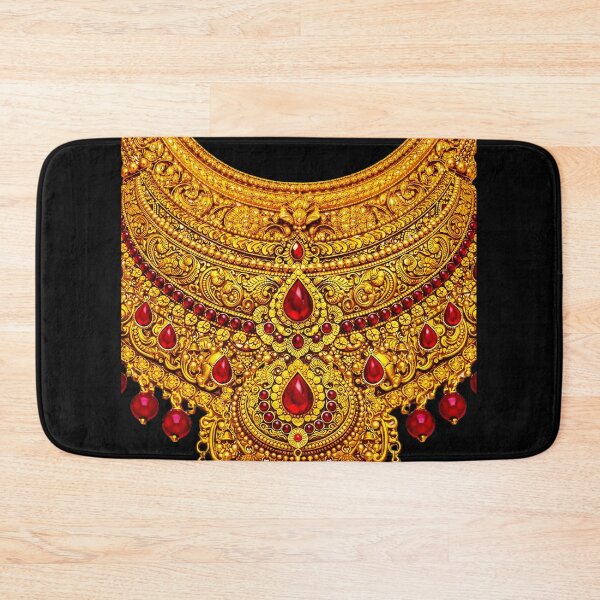 Item preview, THE EMPRESS OF RUBY GOLD – ROYAL ORNAMENT SERIES - black background designed and sold by WheelieGdArt.