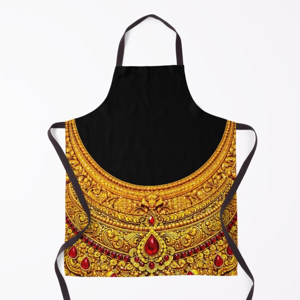 Item preview, THE EMPRESS OF RUBY GOLD – ROYAL ORNAMENT SERIES - black background designed and sold by WheelieGdArt.
